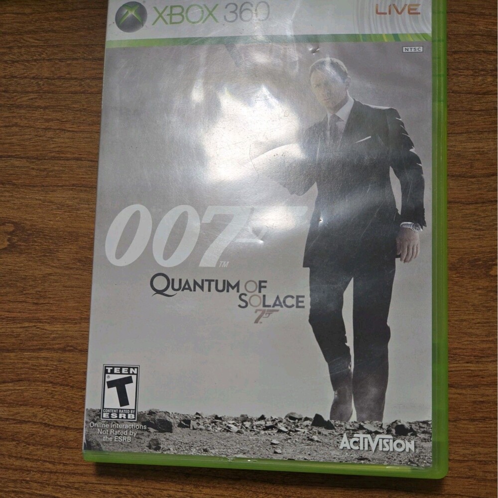 Xbox 360 James Bond 007 Quantum of Solace , 2008 Complete Tested & Working